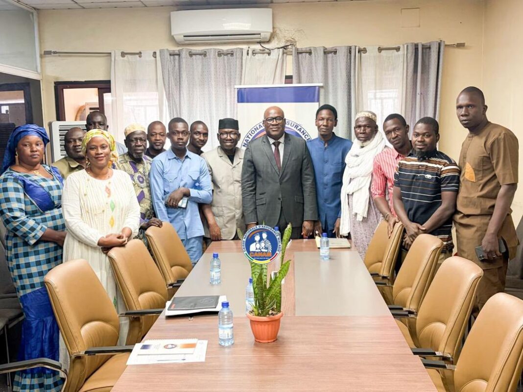 Carnet d’audience : L’A.C.CR.A.M.K rend visite au DG de la CANAM